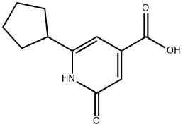 6-環戊基-2-氧代-1,2-二氫吡啶-4-羧酸